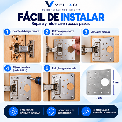 Arregla Puertas y Muebles Sin Cambiar la Bisagra 🔧 + Envío Gratis 🚚 📦