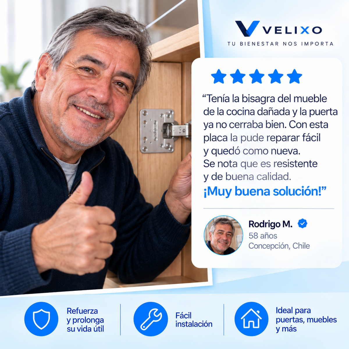 Arregla Puertas y Muebles Sin Cambiar la Bisagra 🔧 + Envío Gratis 🚚 📦